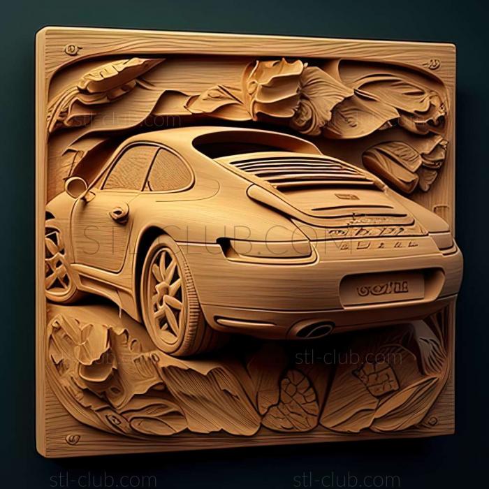 3D мадэль Porsche 993 (STL)